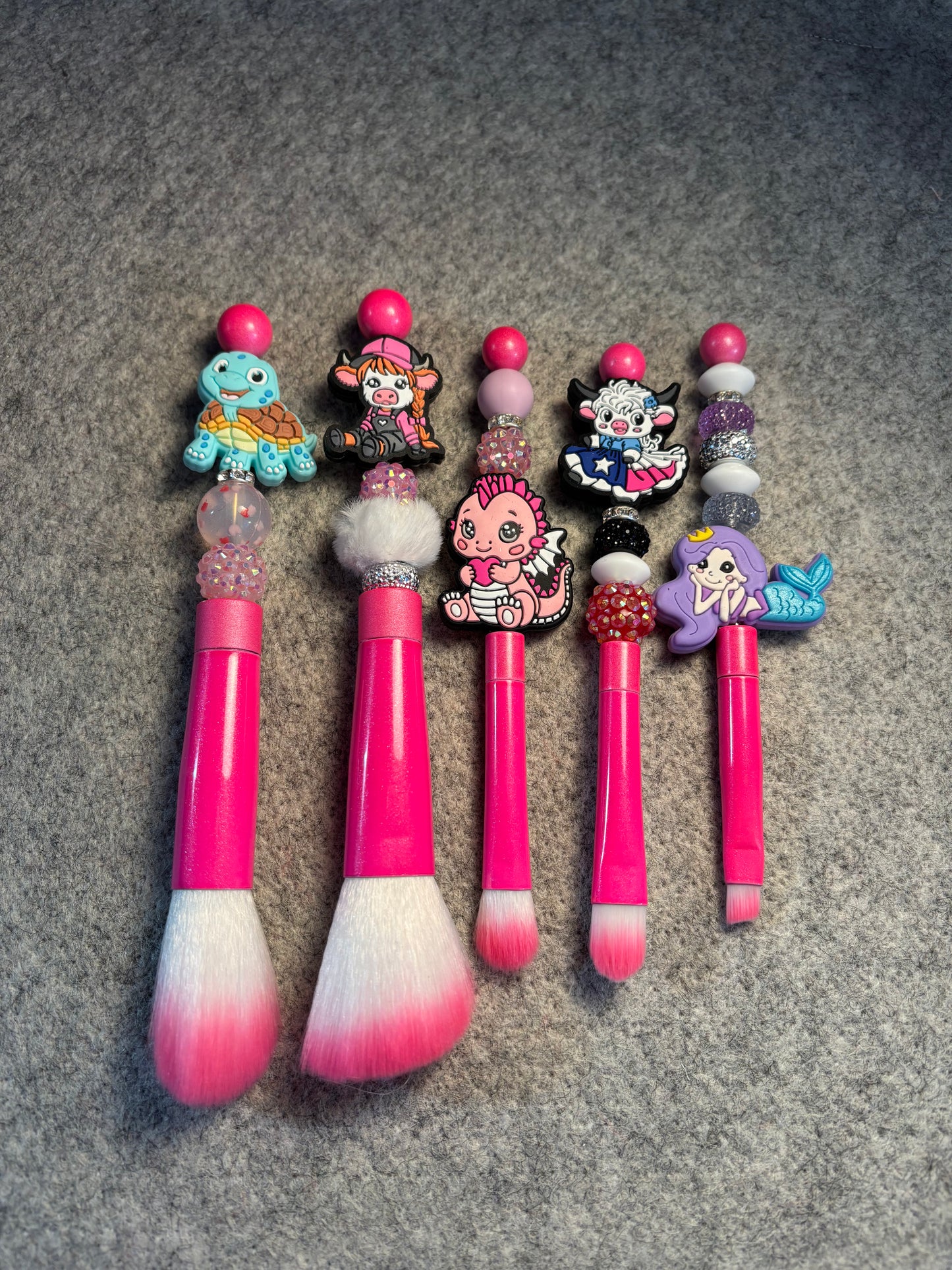 Beaded Makeup Brushes