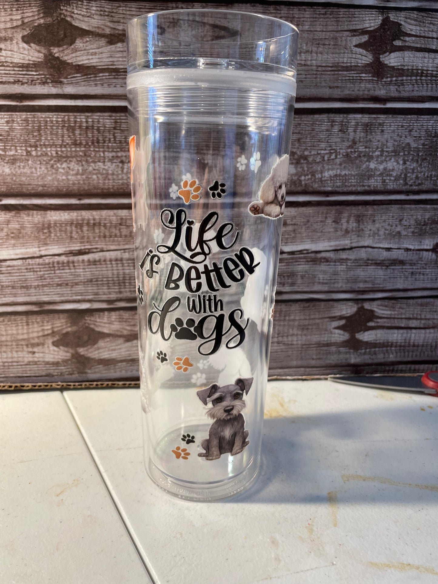 22oz plastic tumblers 